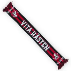 Supporterhalsduk i klubbens färger från HC Vita Hästen